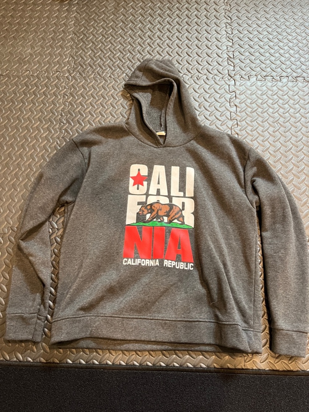 California Republic Graphic Hoodie - Gray